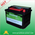 Koyama JIS et norme DIN 58500 batterie de voiture 12V60ah